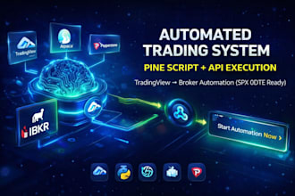 make pine script alpaca pepperstone API tradingview automation spx 0dte ibkr tws
