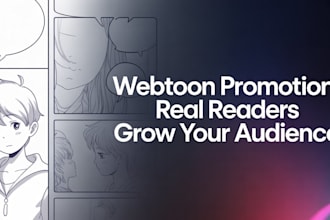help promote your webtoon, manga, comic to get more readers