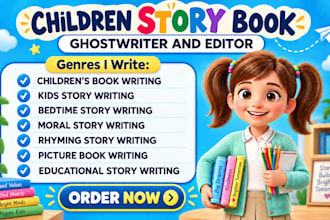 ghostwrite, write your children story book, story book editor, kids book editing