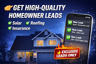 generate homeowner insurance leads solar, roofing leads property insurance leads