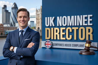 be your professional UK nominee director for ltd company formation