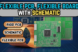 design flexible pcb flexible board rigid pcb board with schematic gerber file