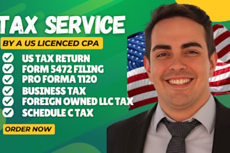 file form 5472, pro forma 1120, schedule c for foreign owned llc