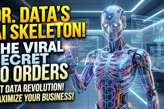 create viral dr data style ai skeleton shorts for youtube