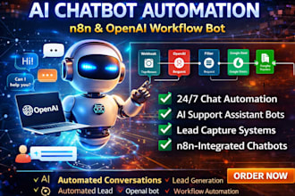 n8n ai chatbot automation openai agent workflow bot