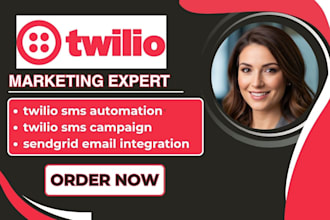 setup twilio sms automation twilio sms campaign sendgrid email integration