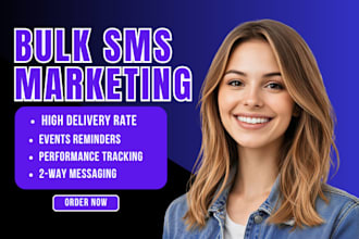 send bulk SMS marketing campaign, text message or email blast and bulk sms