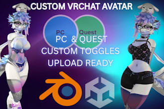 create custom vrchat avatar furry avatar nsfw  avatar furry vrchat vr character