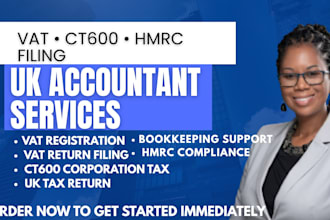 be your uk accountant, file uk vat return, ct600 and hmrc tax filing