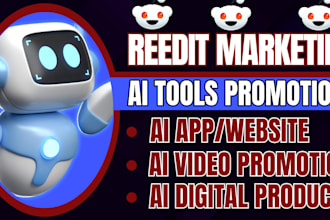 promote business brand with reddit SEO post, ai app tools, ai website marketing