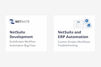 build and fix custom netsuite suitescripts and workflows