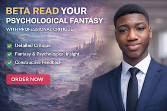 beta read your manuscript with in line feedback and a detailed report