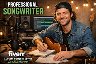 do song writing compose song produce song