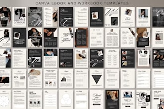 do editable german canva ebook design, canva lead magnet, canva worksheet pdf