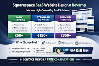 do german squarespace wix saas website design  revamp unbounce
