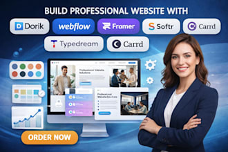 build professional website with dorik webflow framer softr typedream carrd