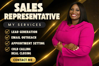 be your high ticket sales closer sales b2b sales leads sales representative