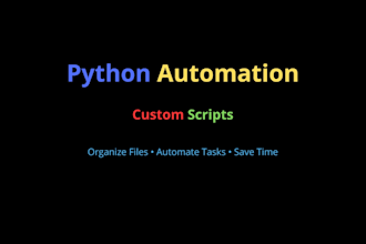 automate repetitive tasks using python scripts