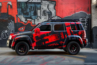 car wrap, truck wrap, van wrap design