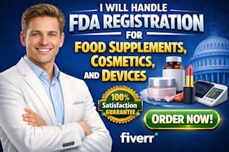 handle fda registration for food supplements cosmetics and devices
