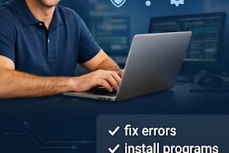 fix windows errors and provide remote IT support