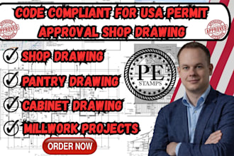 usa rebar shop drawing,city permit approval for millworks,kitchen cabinet,pantry