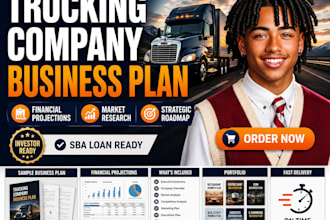 create a trucking company business plan for investors and sba loans