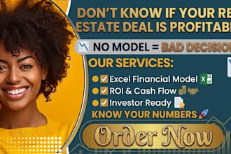 craft real estate business plan startup financial model excel