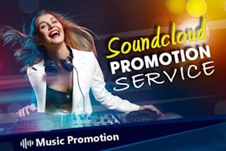 promote your soundcloud track with real organic listeners