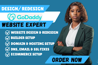 godaddy website design godaddy website redesign develop godaddy website builder