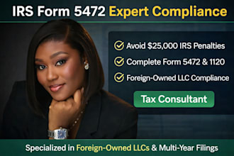 be your expert irs tax consultant for form 5472 and 1120