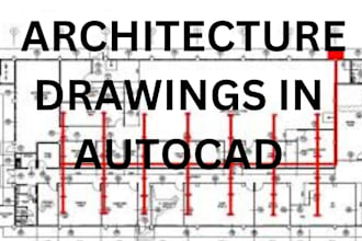 create  architecture drawings in autocad