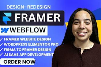 design framer website, webflow website, figma to framer webflow landing page seo