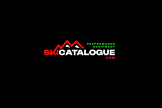 design ski racing online store logo