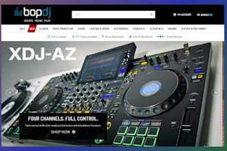 build music website, artist website, dj website podcast website musician website