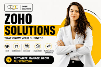 do zoho crm commerce booking inventory websites landing page automation campaign