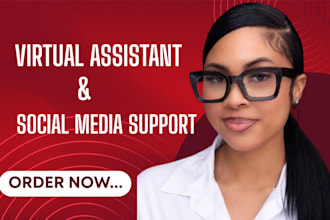 provide virtual assistance services and social media support for your business