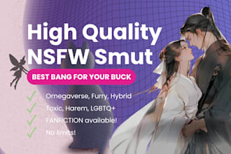 write a high quality nsfw erotica smut story or fanfiction