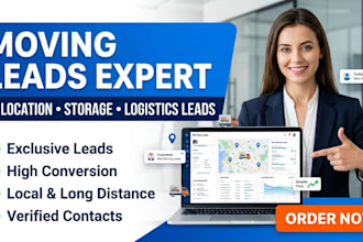 generate exclusive moving, relocation, storage and logistics leads that convert