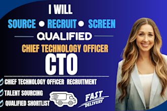 source recruit screen qualified chief technology officer cto