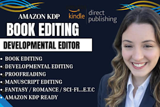 do book editing, developmental editing for fiction, dark fantasy romance for KDP