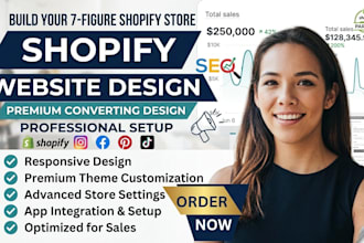 clone, design, build, redesign shopify website design shopify store design store