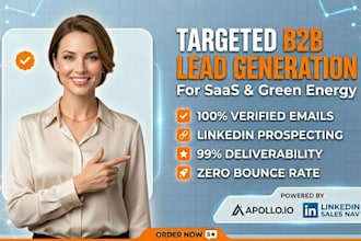 provide targeted b2b lead generation for saas and green energy companies