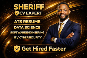an ats resume for data science, IT, software engineering and cybersecurity jobs