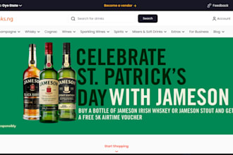 design wine shopify store ecommerce website liquor store wine wbsite