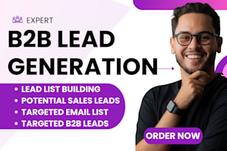 do b2b lead generation targeted email list building and cold email list