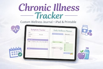 design a custom chronic illness symptom tracker