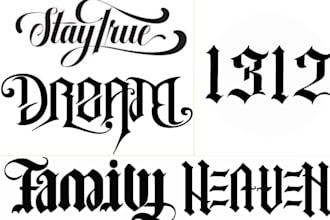 design ambigram logo flipped lettering ambigram tattoo fonts ink calligraphy