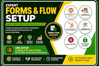 setup gravity forms wpforms hubspot jotform elementor payment forms booking flow