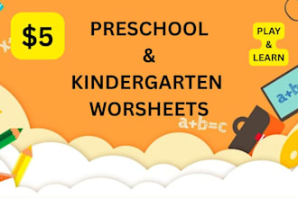design tracing, coloring, and educational worksheets for kids